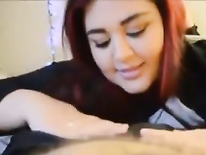 Red Bbw whit big tits job BBWMX
