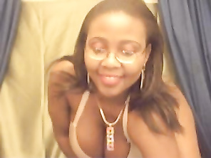 Big Boobed Dark in glasses shows off on cam