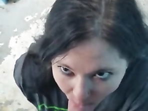 Chubbie Deepthroating A Bbw Dick - POV