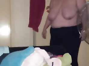 entering the room surprise filming