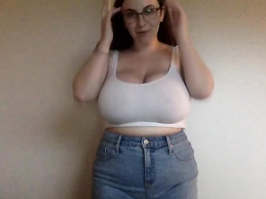 fat boober MM in wet t-shirt