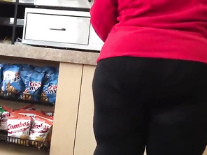 SSBBW Megabooty Dark VPL See Thru Spandex