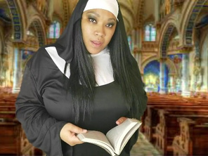 Horny Dark Nun Reluctant Fuck, Deflowered