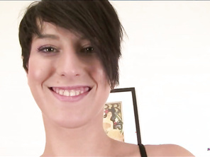 Once She Sees His Bbc Approach, The Brunette Prepares Her White Insides For A Creampie