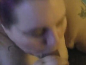 PLUMP Mommy Snow Flake Da CHUBBY Chokes On Huge Dick For A Favor