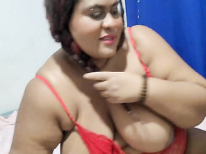 Naughty stepmom seduces stepson and fucks her huge vagina with him