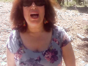 Attention Nature Lovers! Masturbating With A Pine Cone, Tit Fucking A Tree Branch During A Hiking Break In The Mountains!!